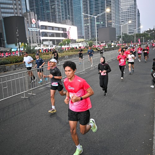 Race photo from SMARTFREN RUN 2026