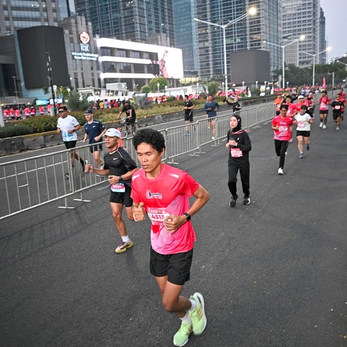 Race photo from SMARTFREN RUN 2026