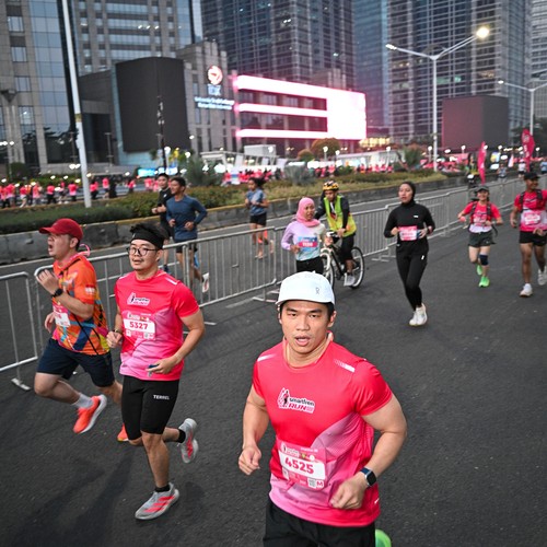 Race photo from SMARTFREN RUN 2026
