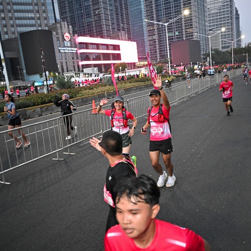 Race photo from SMARTFREN RUN 2026