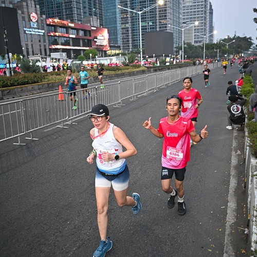 Race photo from SMARTFREN RUN 2026