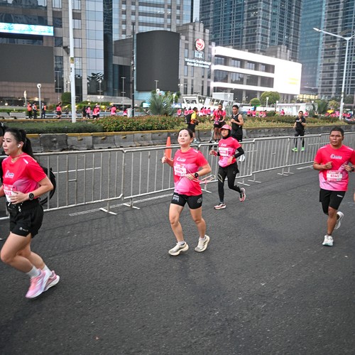 Race photo from SMARTFREN RUN 2026