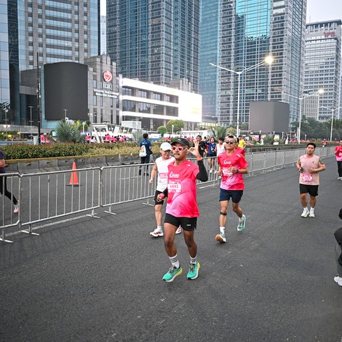 Race photo from SMARTFREN RUN 2026