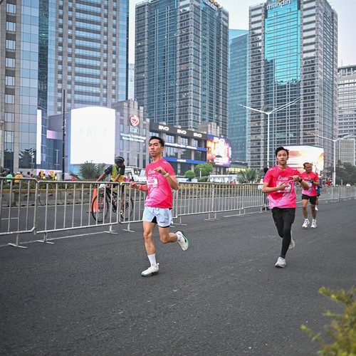 Race photo from SMARTFREN RUN 2026