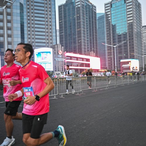 Race photo from SMARTFREN RUN 2026