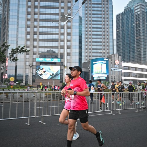 Race photo from SMARTFREN RUN 2026