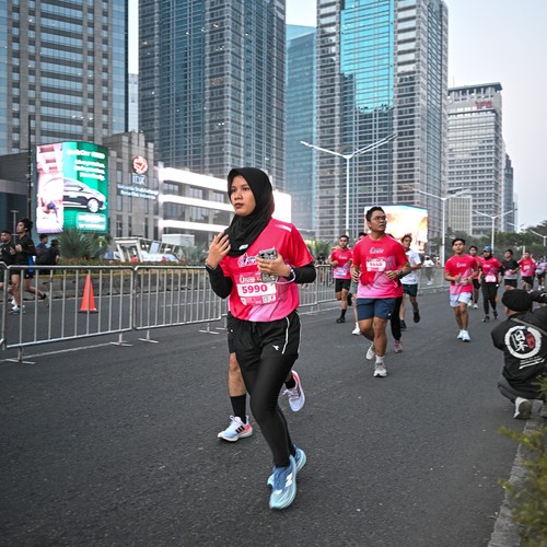 Race photo from SMARTFREN RUN 2026