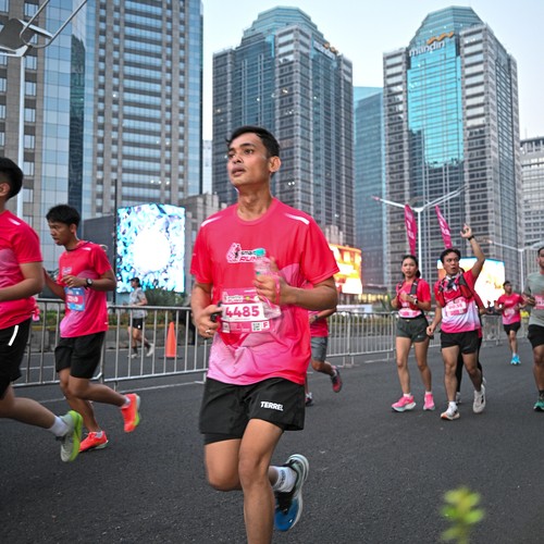 Race photo from SMARTFREN RUN 2026