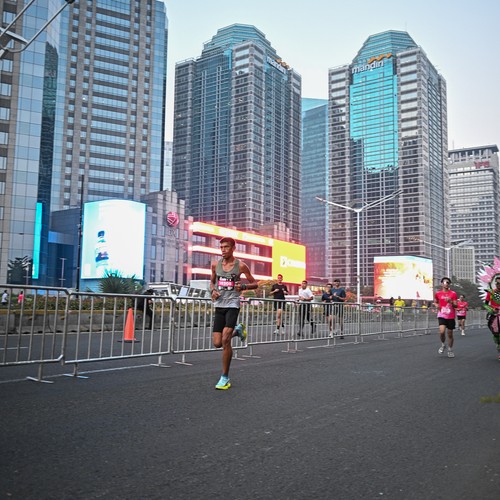 Race photo from SMARTFREN RUN 2026