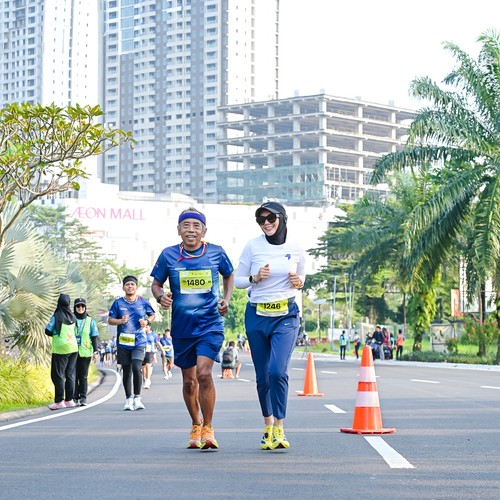 Race photo from BOGORUN 2026