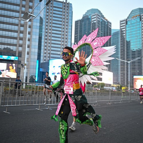 Race photo from SMARTFREN RUN 2026