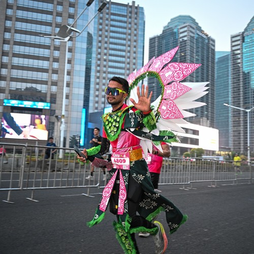 Race photo from SMARTFREN RUN 2026