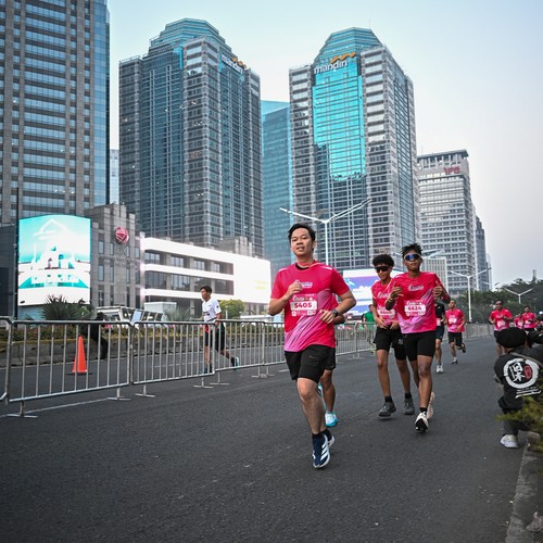 Race photo from SMARTFREN RUN 2026