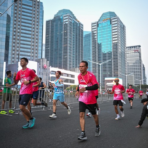 Race photo from SMARTFREN RUN 2026