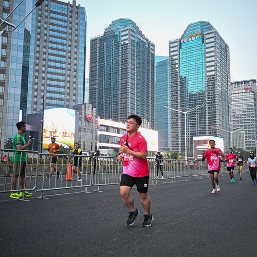 Race photo from SMARTFREN RUN 2026