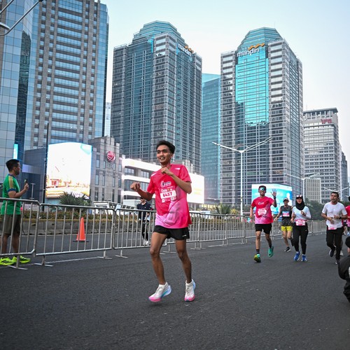 Race photo from SMARTFREN RUN 2026