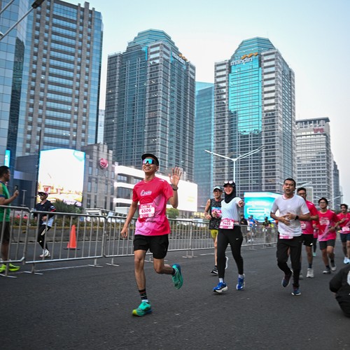Race photo from SMARTFREN RUN 2026