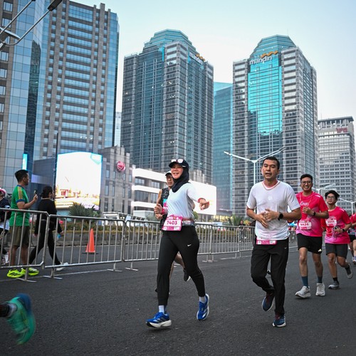 Race photo from SMARTFREN RUN 2026