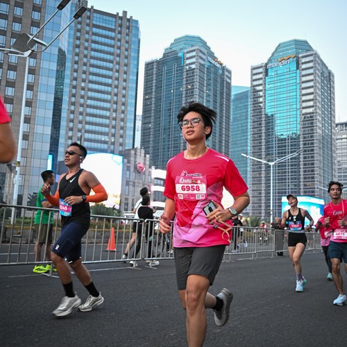 Race photo from SMARTFREN RUN 2026