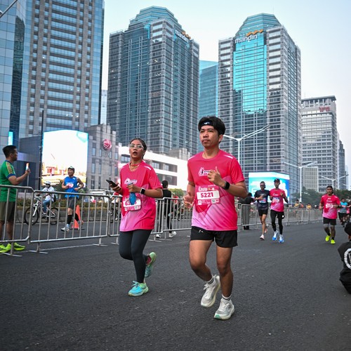 Race photo from SMARTFREN RUN 2026