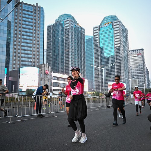 Race photo from SMARTFREN RUN 2026