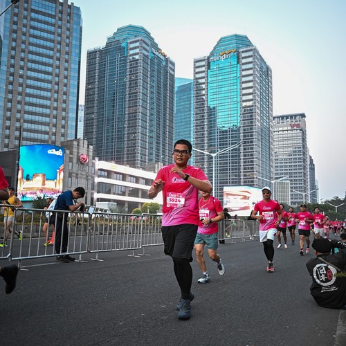 Race photo from SMARTFREN RUN 2026