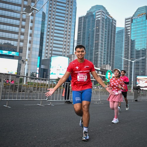 Race photo from SMARTFREN RUN 2026