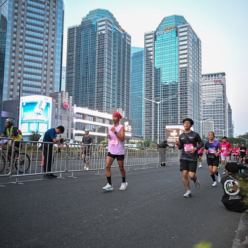 Race photo from SMARTFREN RUN 2026