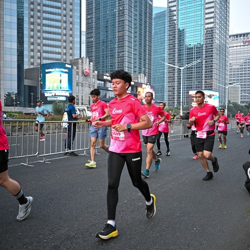 Race photo from SMARTFREN RUN 2026