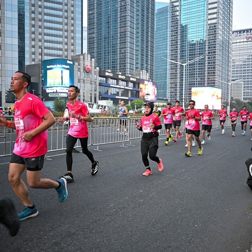 Race photo from SMARTFREN RUN 2026
