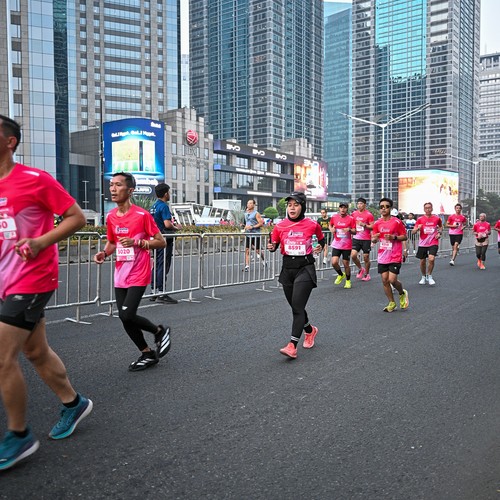 Race photo from SMARTFREN RUN 2026