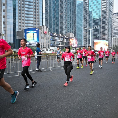 Race photo from SMARTFREN RUN 2026