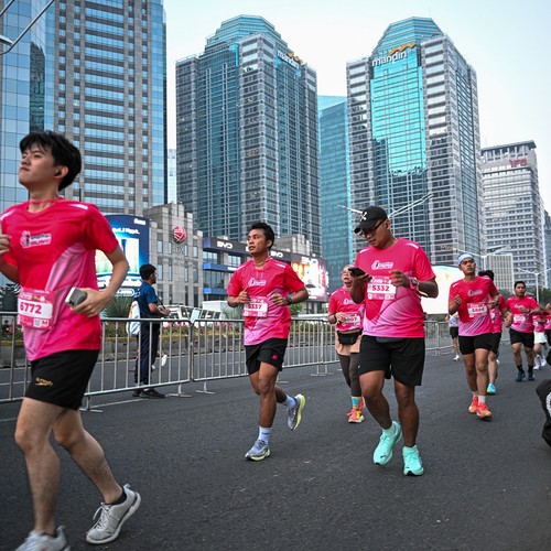 Race photo from SMARTFREN RUN 2026