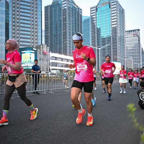 Race photo from SMARTFREN RUN 2026