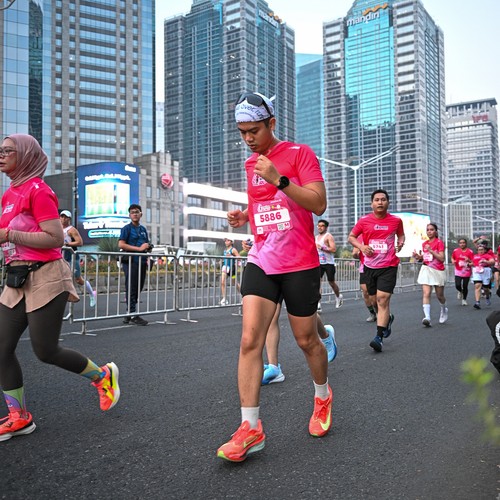 Race photo from SMARTFREN RUN 2026