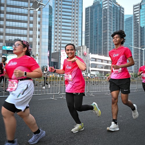 Race photo from SMARTFREN RUN 2026