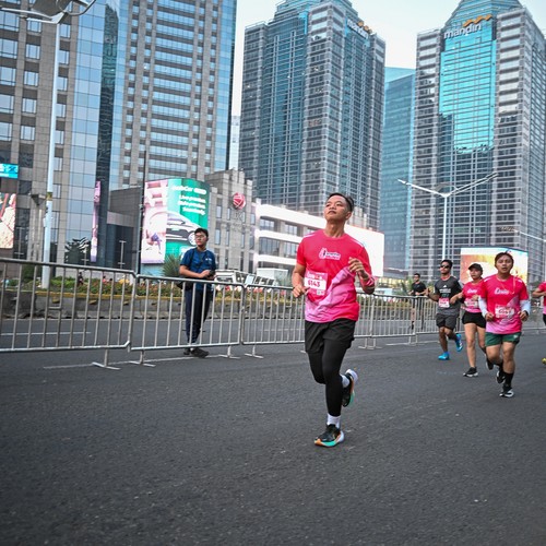 Race photo from SMARTFREN RUN 2026