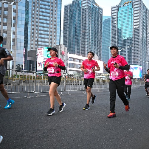 Race photo from SMARTFREN RUN 2026