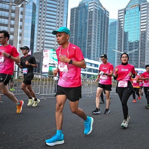 Race photo from SMARTFREN RUN 2026