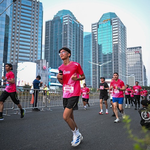 Race photo from SMARTFREN RUN 2026