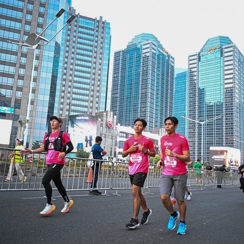Race photo from SMARTFREN RUN 2026