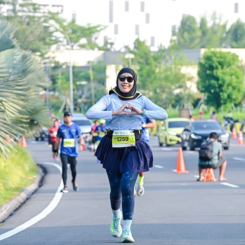 Race photo from BOGORUN 2026