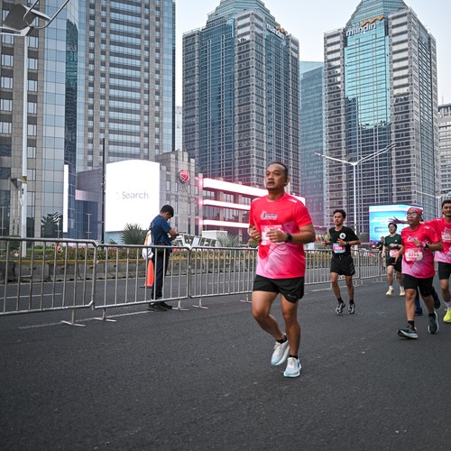 Race photo from SMARTFREN RUN 2026