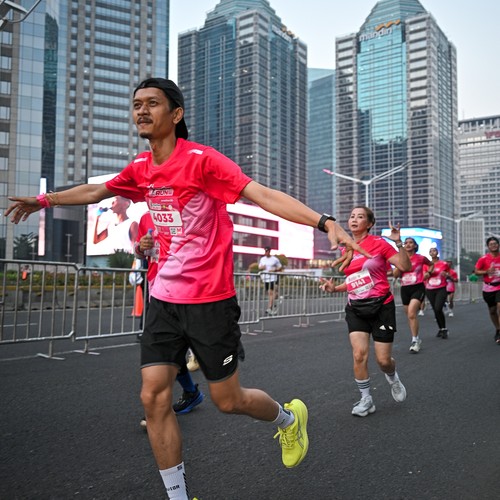 Race photo from SMARTFREN RUN 2026