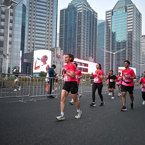Race photo from SMARTFREN RUN 2026
