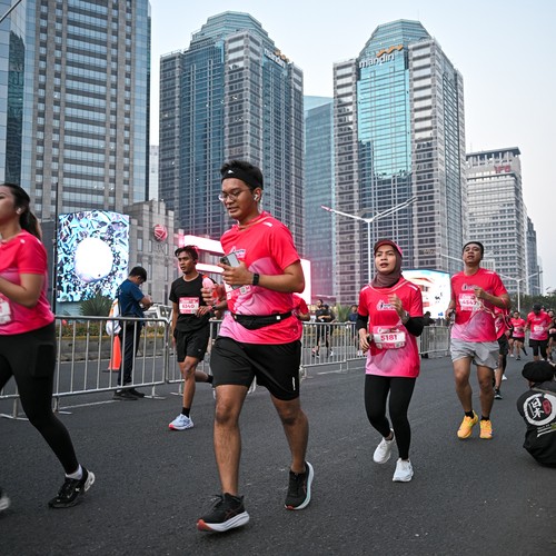 Race photo from SMARTFREN RUN 2026