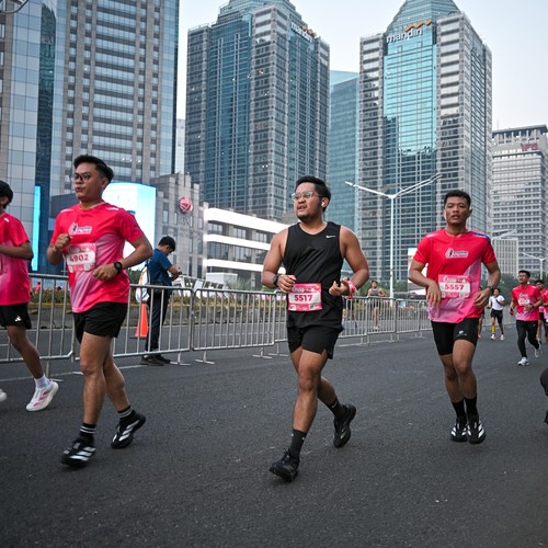 Race photo from SMARTFREN RUN 2026