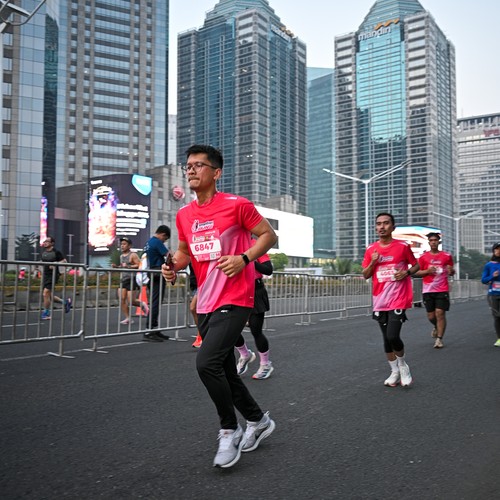 Race photo from SMARTFREN RUN 2026