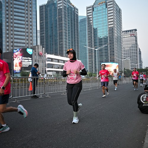Race photo from SMARTFREN RUN 2026