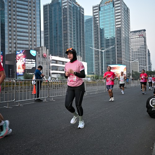 Race photo from SMARTFREN RUN 2026